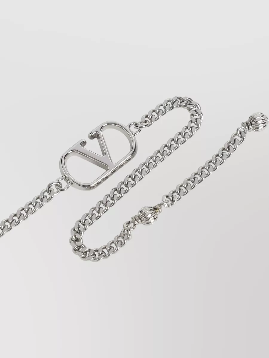 Valentino Garavani Chain Link Bracelet Adjustable Length Design