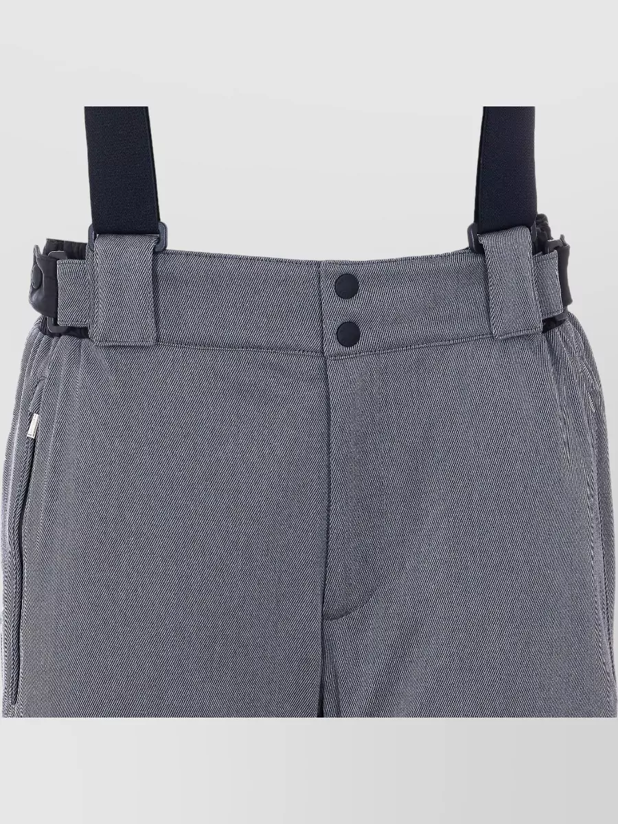 Moorer Fanis Trousers Elastic Waistband Padded Design