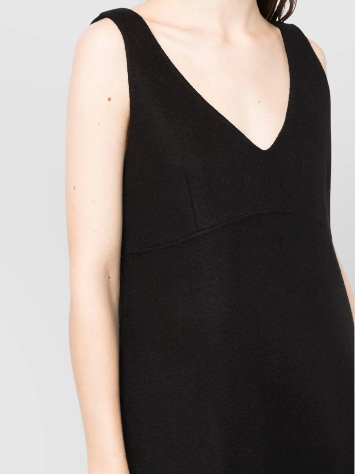 P.a.r.o.s.h Mini Dress Shift V-neck Above-knee