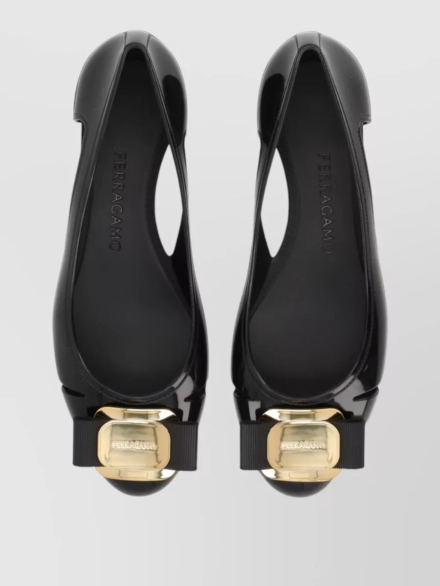 Ferragamo Jelly Ballerina Shoes
