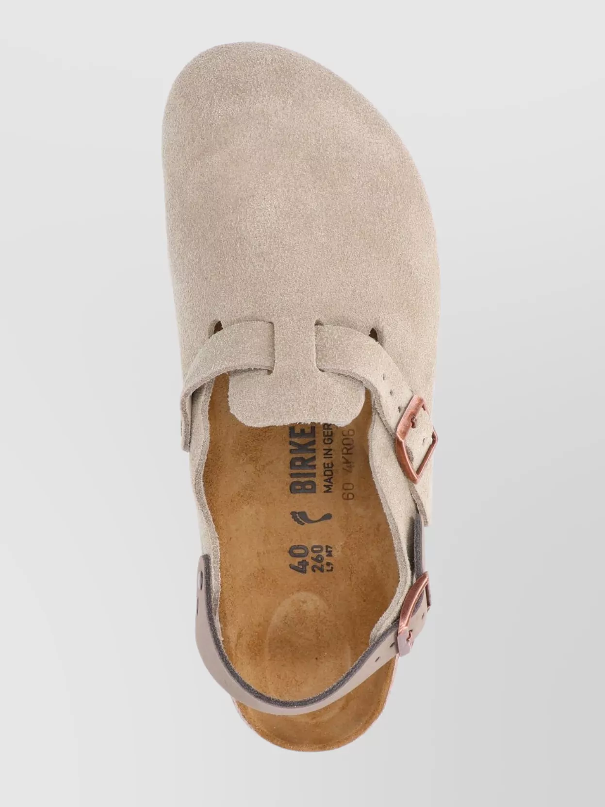 Birkenstock Suede Finish Rubber Sole Slingback Sandals