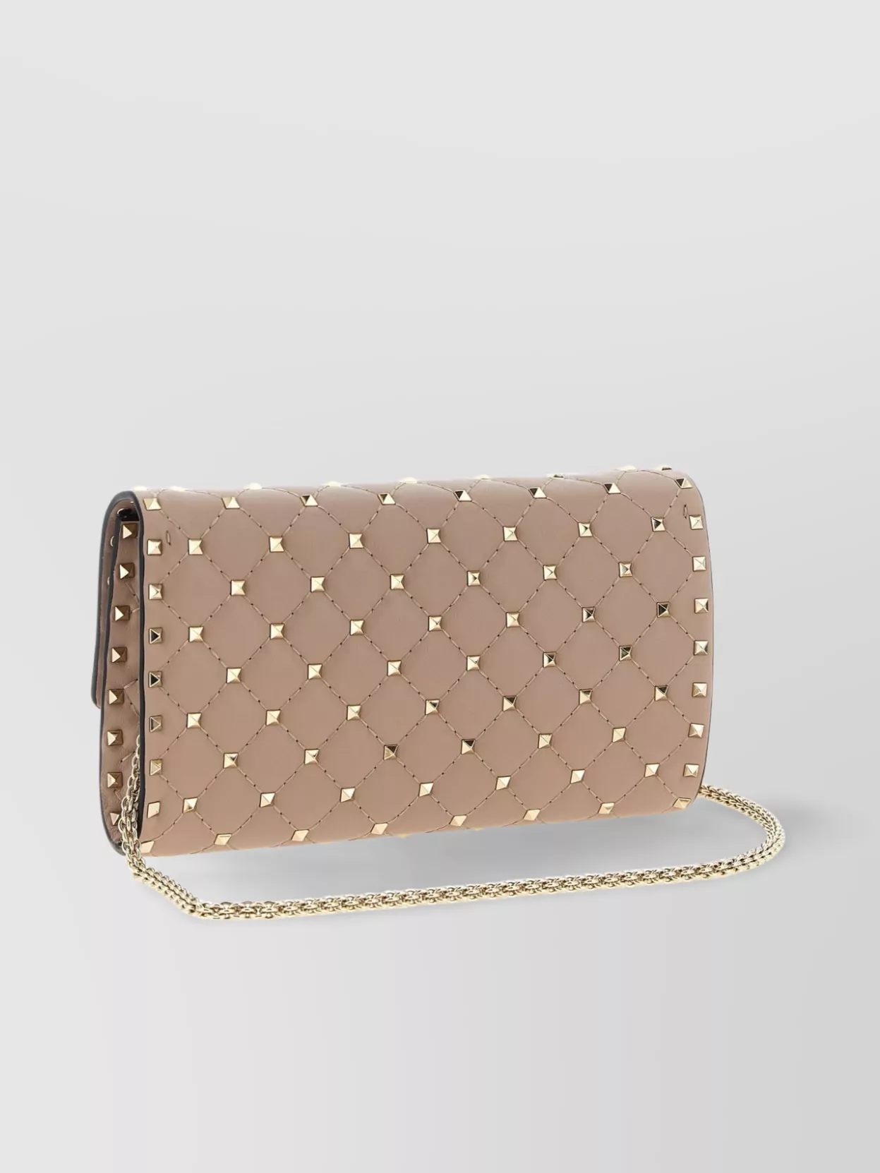 Valentino Spike Quilted Chain Strap Shoulder Bag