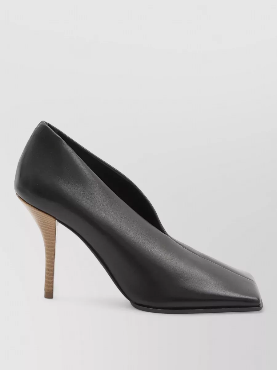 Alaïa Square Toe Lambskin Nappa Pumps Stiletto Heel