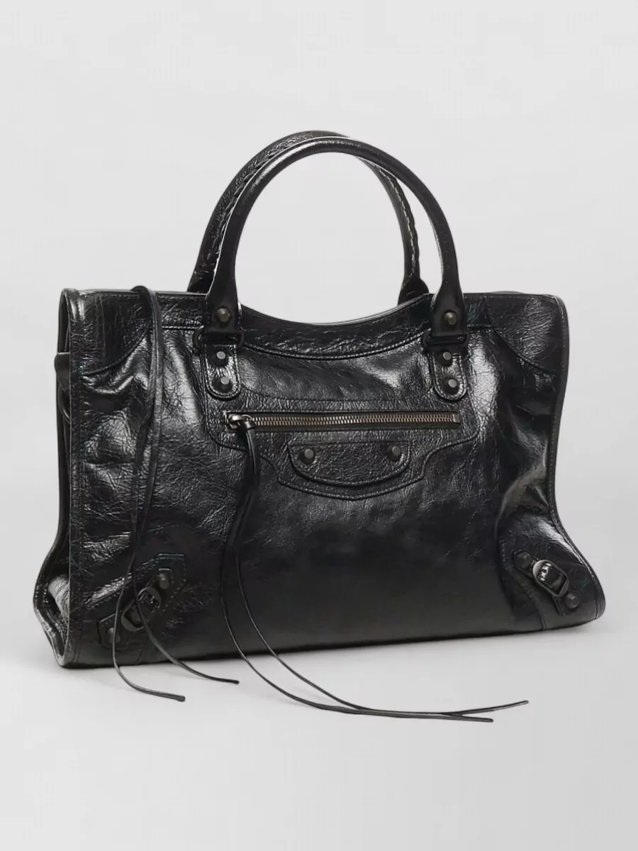 Balenciaga Le City Medium Leather Tote Bag