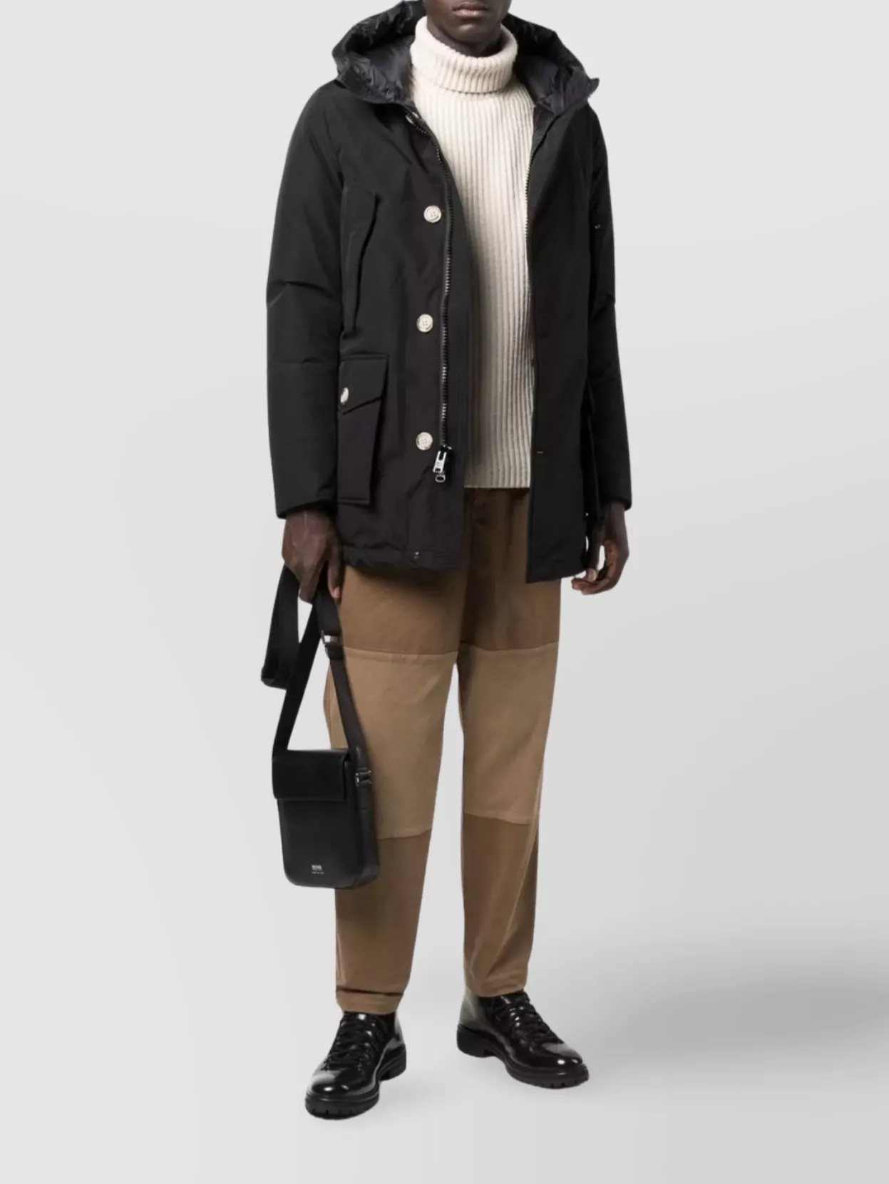 Woolrich Arctic Long Parka Large Hood