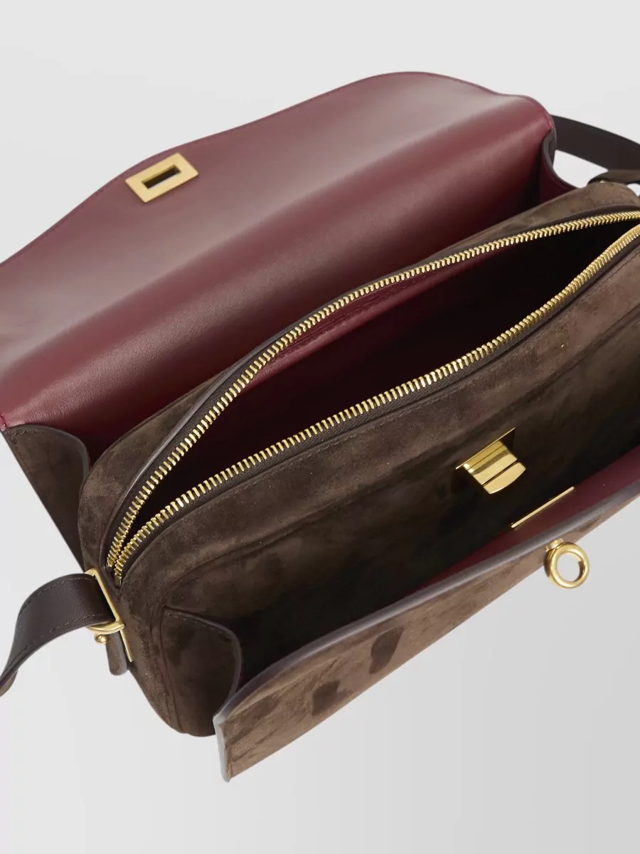 Balenciaga Le 7 Medium Leather Shoulder Bag