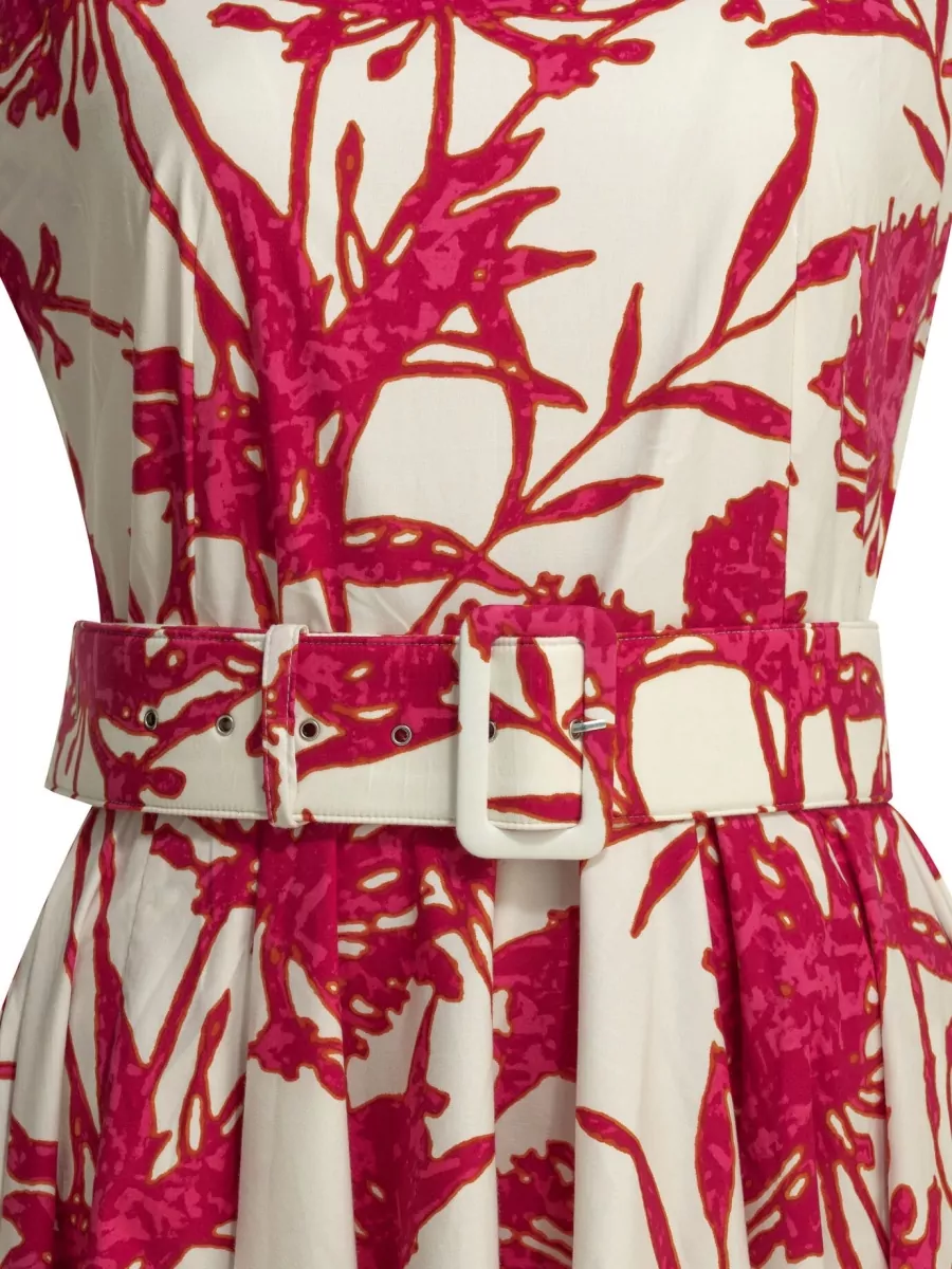 Samantha Sung Cotton Midi Dress