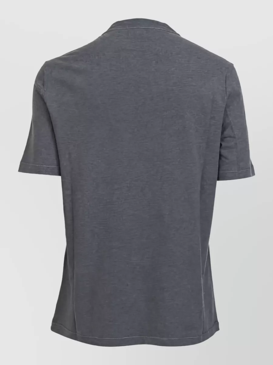 Brunello Cucinelli Cotton Logo-Embroidered T-Shirt