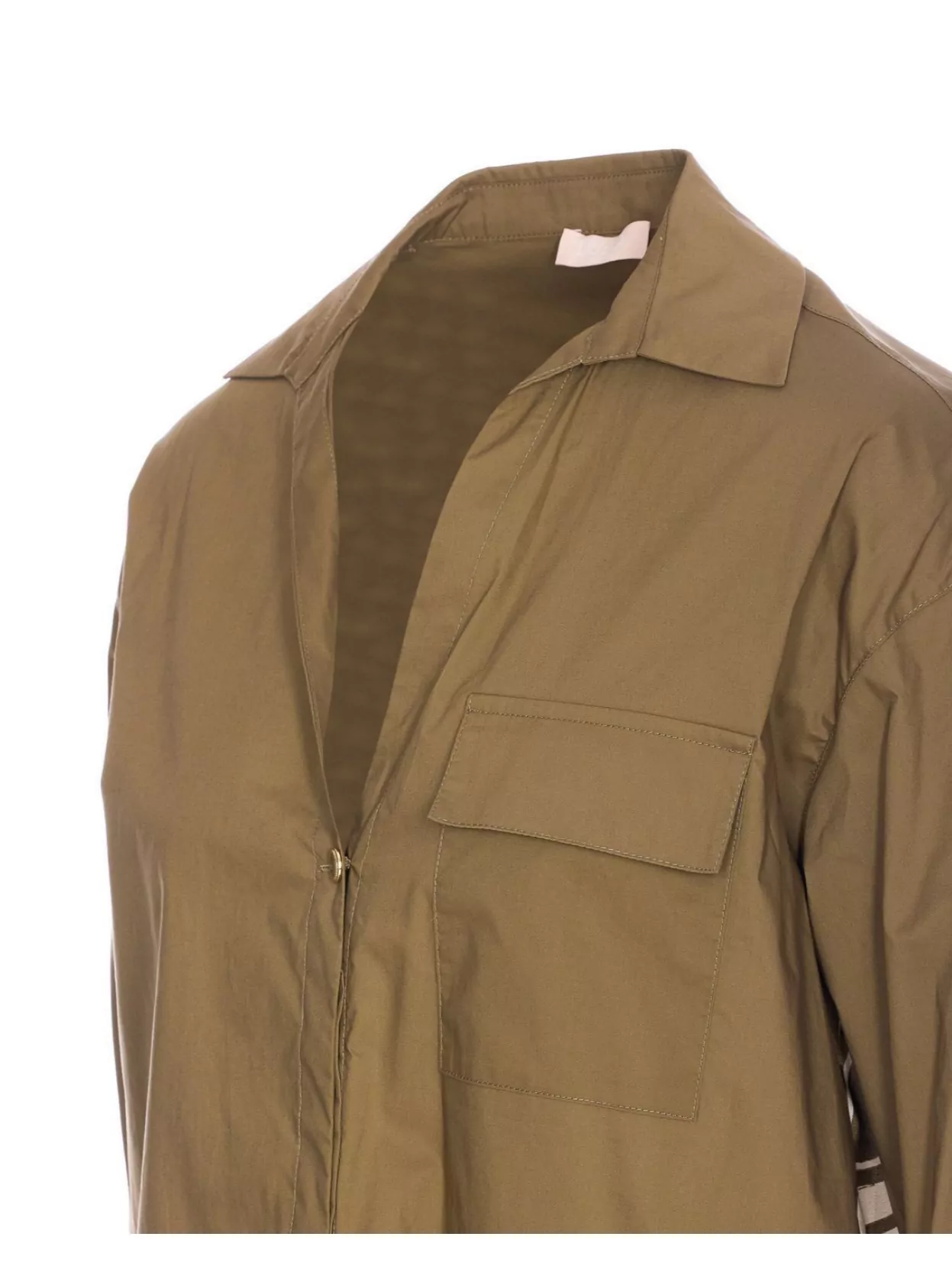 Liu •jo Collared Neck Shirt With Front Pocket