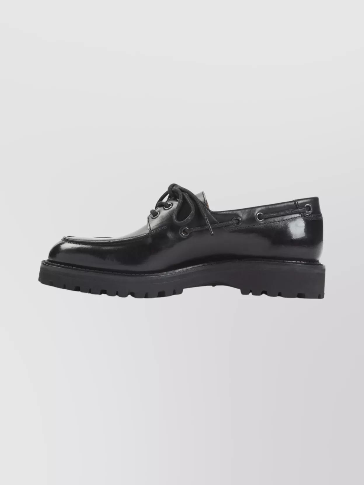 John Lobb Tide Dew Hide Hilly Derby Shoes In Black