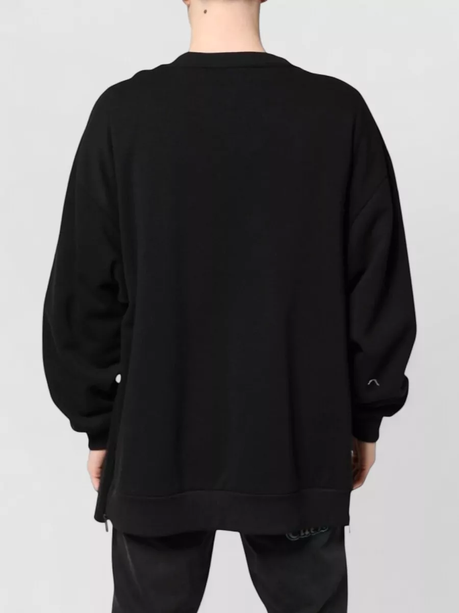 Dolce&Gabbana Cotton Logo Print Pullover Sweater