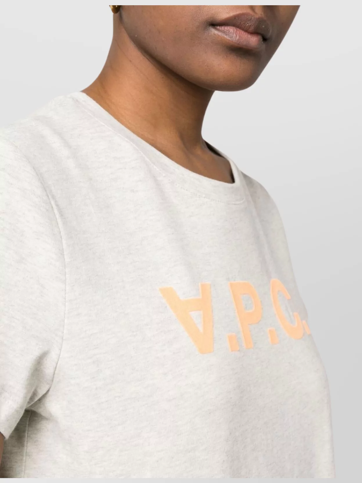 A.p.c. Classic Crewneck T-Shirt With Straight Hem