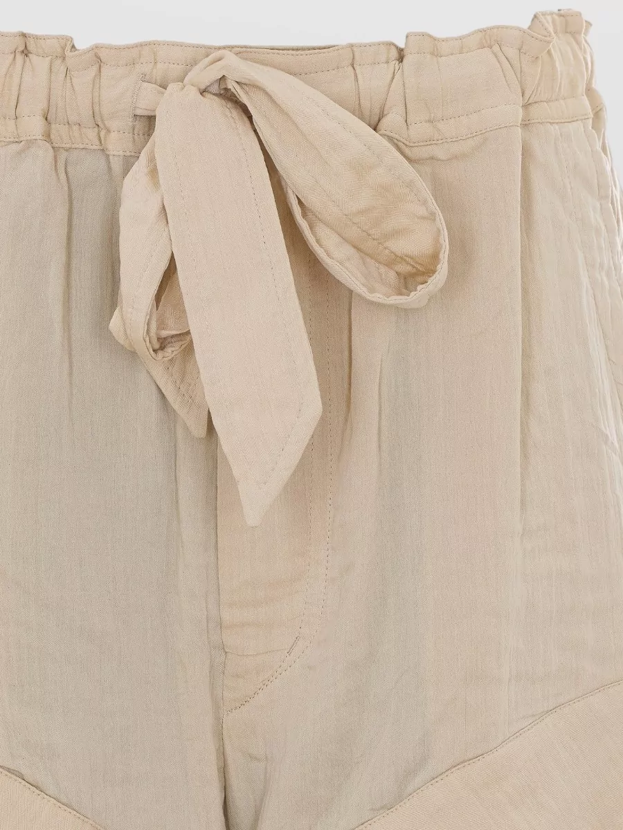 Isabel Marant Etoile Viscose Blend Belted Knee-Length Shorts