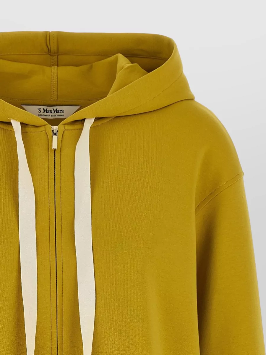 S Max Mara Cotton Zip-Up Hoodie