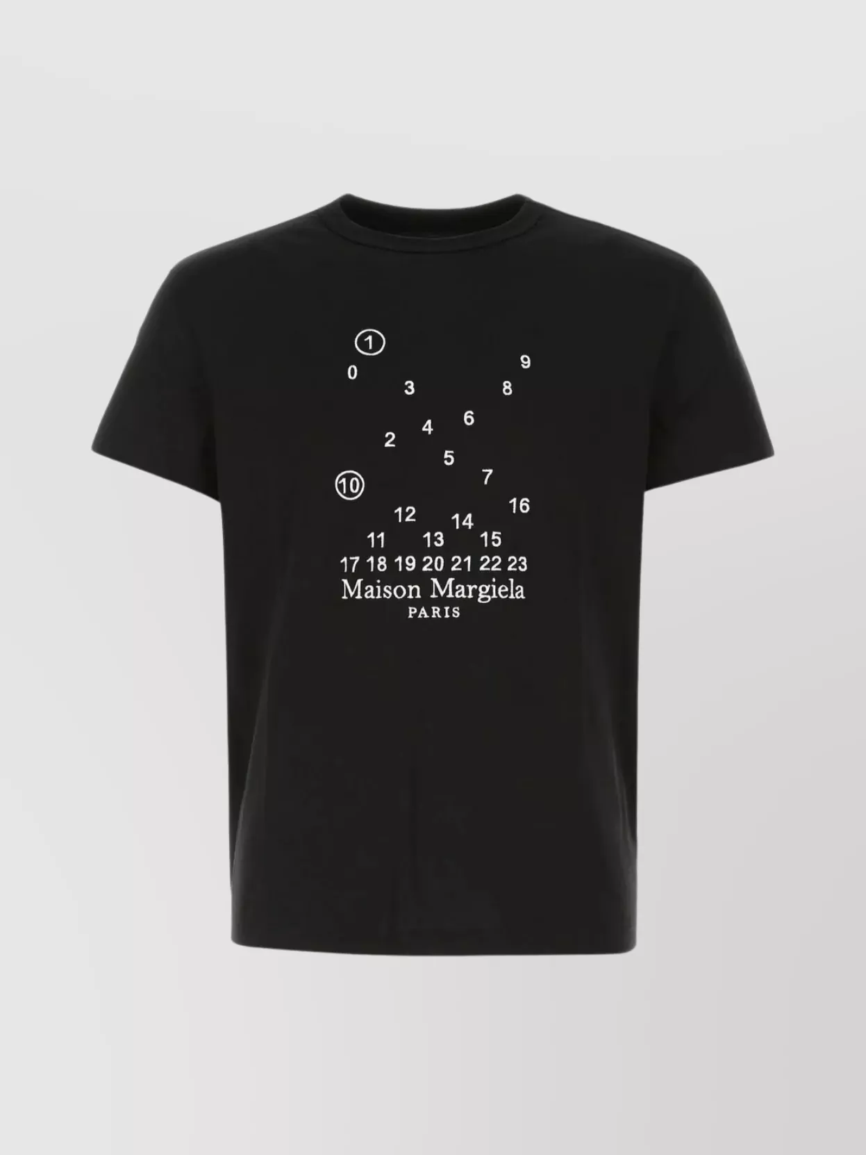 Shop Maison Margiela Contrasting Stitch Graphic T-shirt