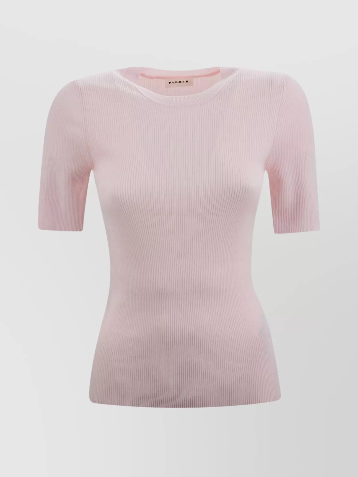 P.a.r.o.s.h Ribbed-knit Top In Pastel