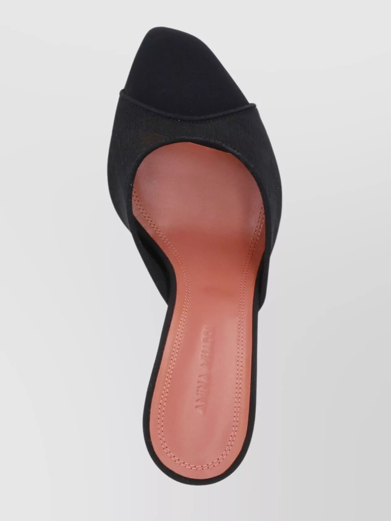 AMINA MUADDI MESH OPEN TOE STILETTO HEEL MULES