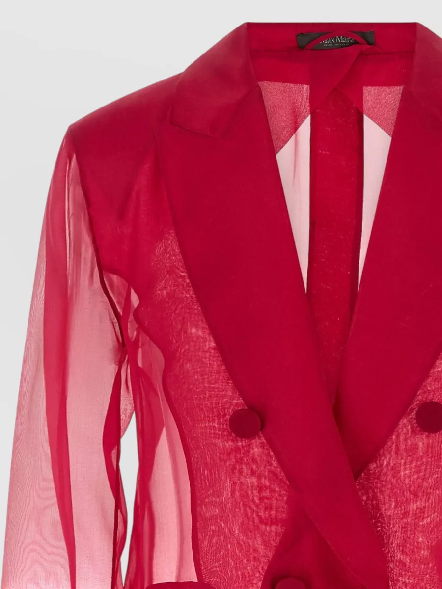 Max Mara Silk Double-Breasted Blazer