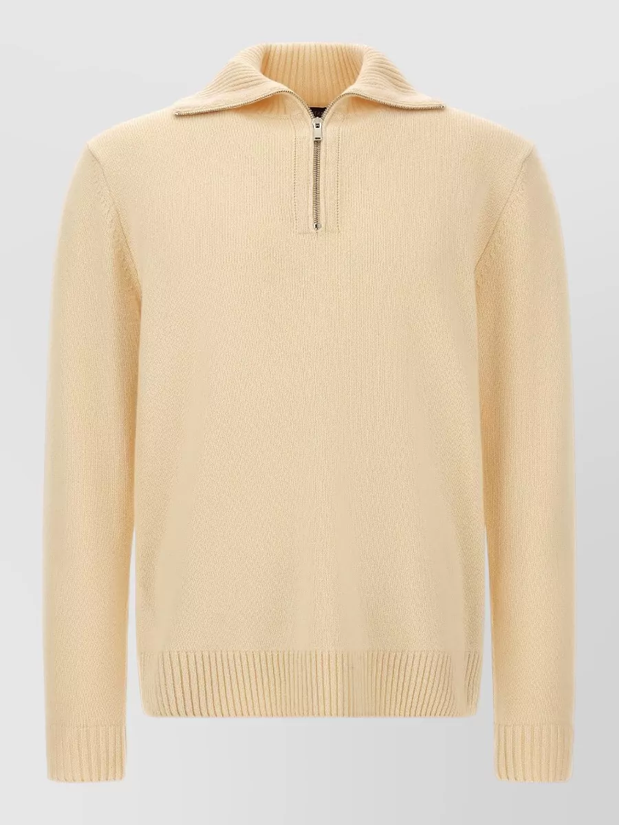 Zanone cashmere half-zip sweater