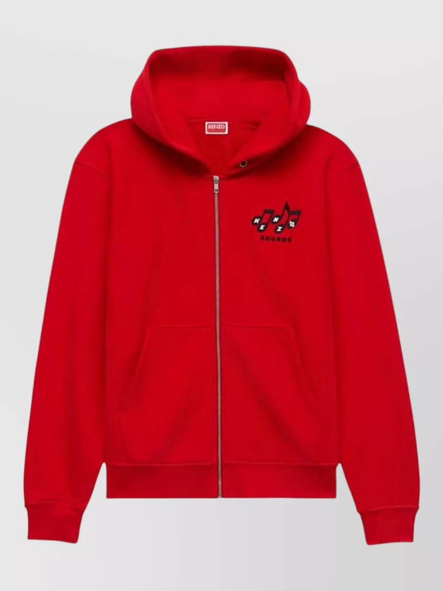 Kenzo cotton zip up hoodie