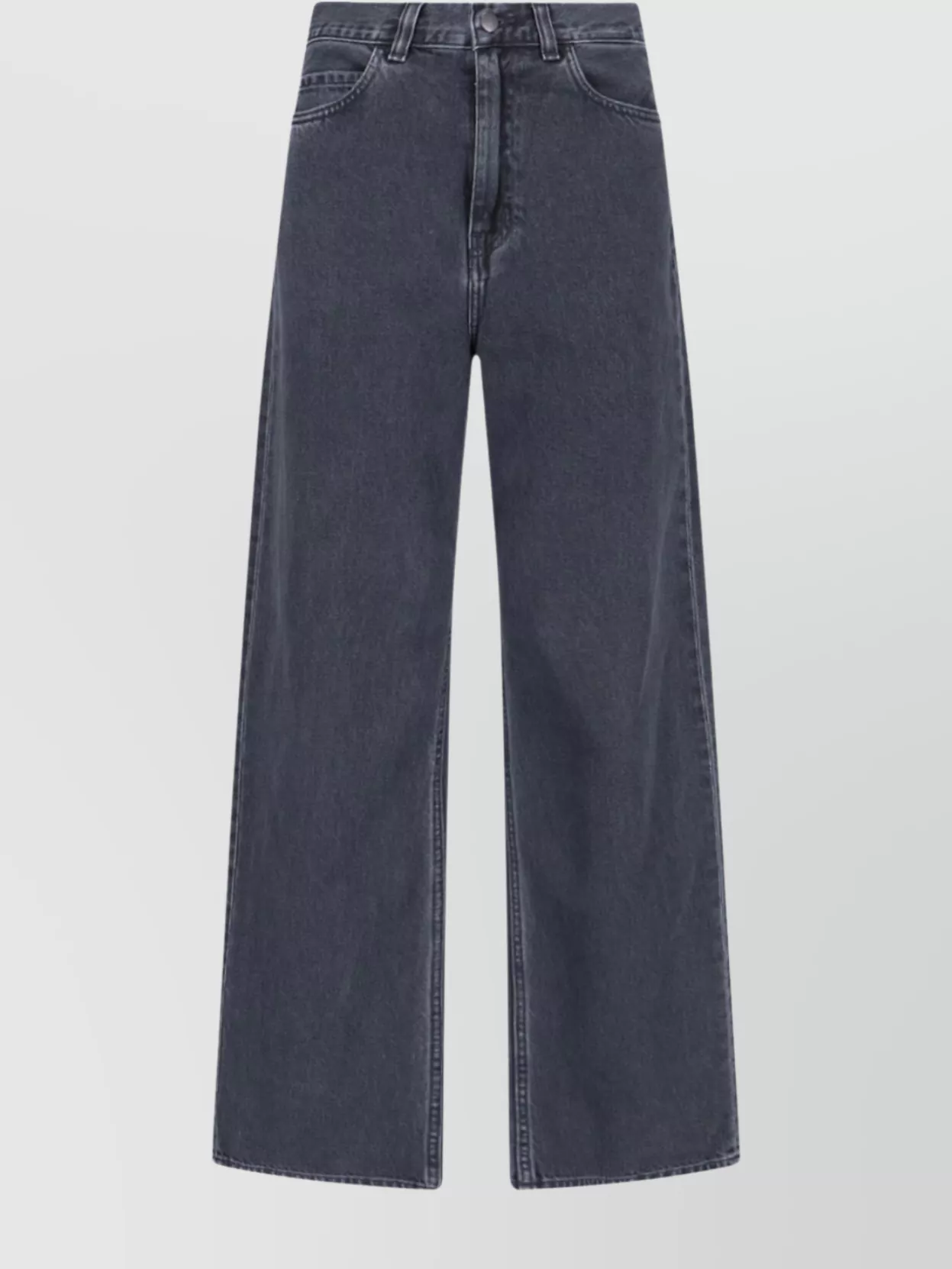 Carhartt Wide-leg Trousers With Pockets And Loops In Blue