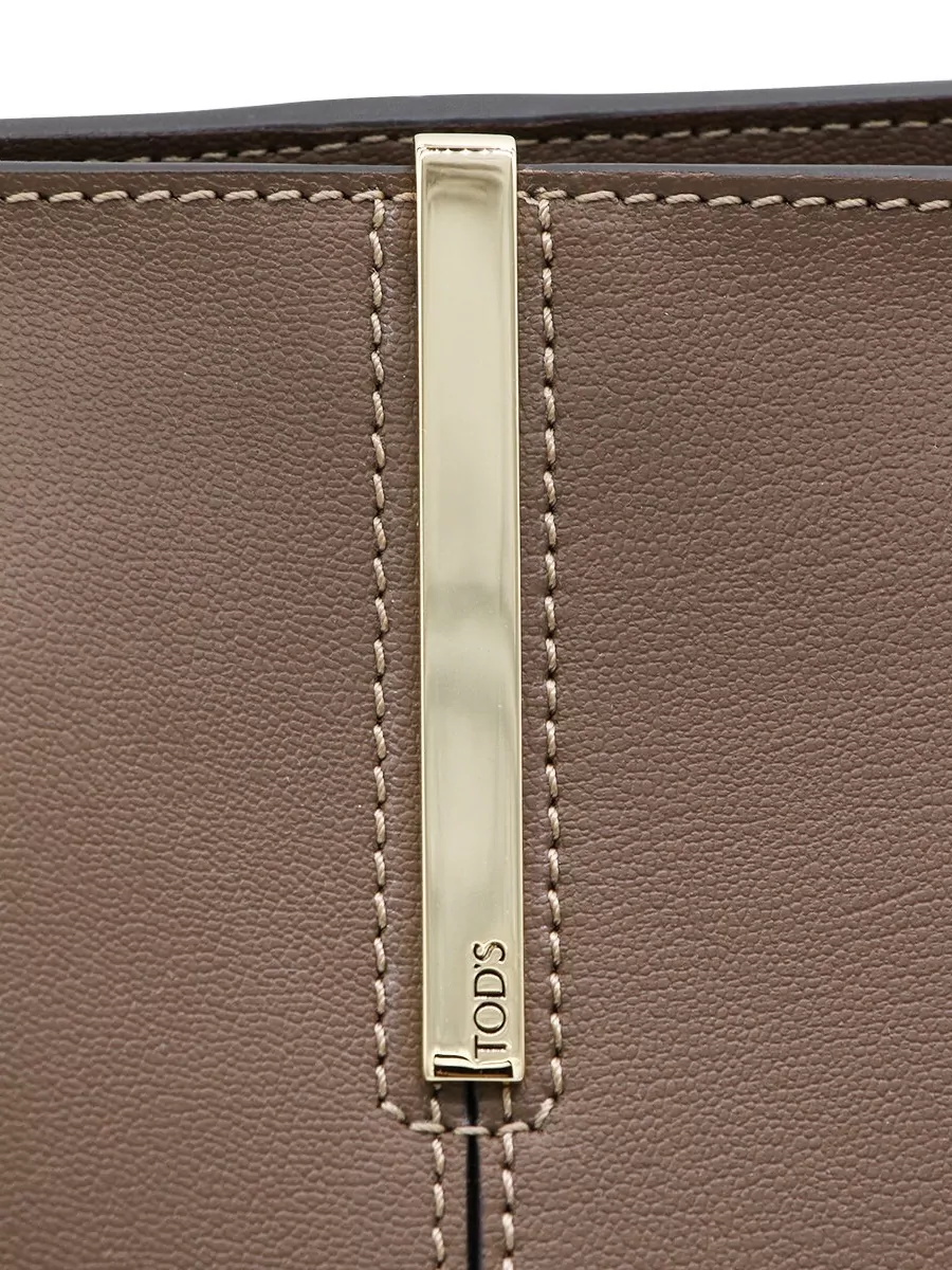 Tod's Large Shopper Tote Bag Stitch Detailing Handles