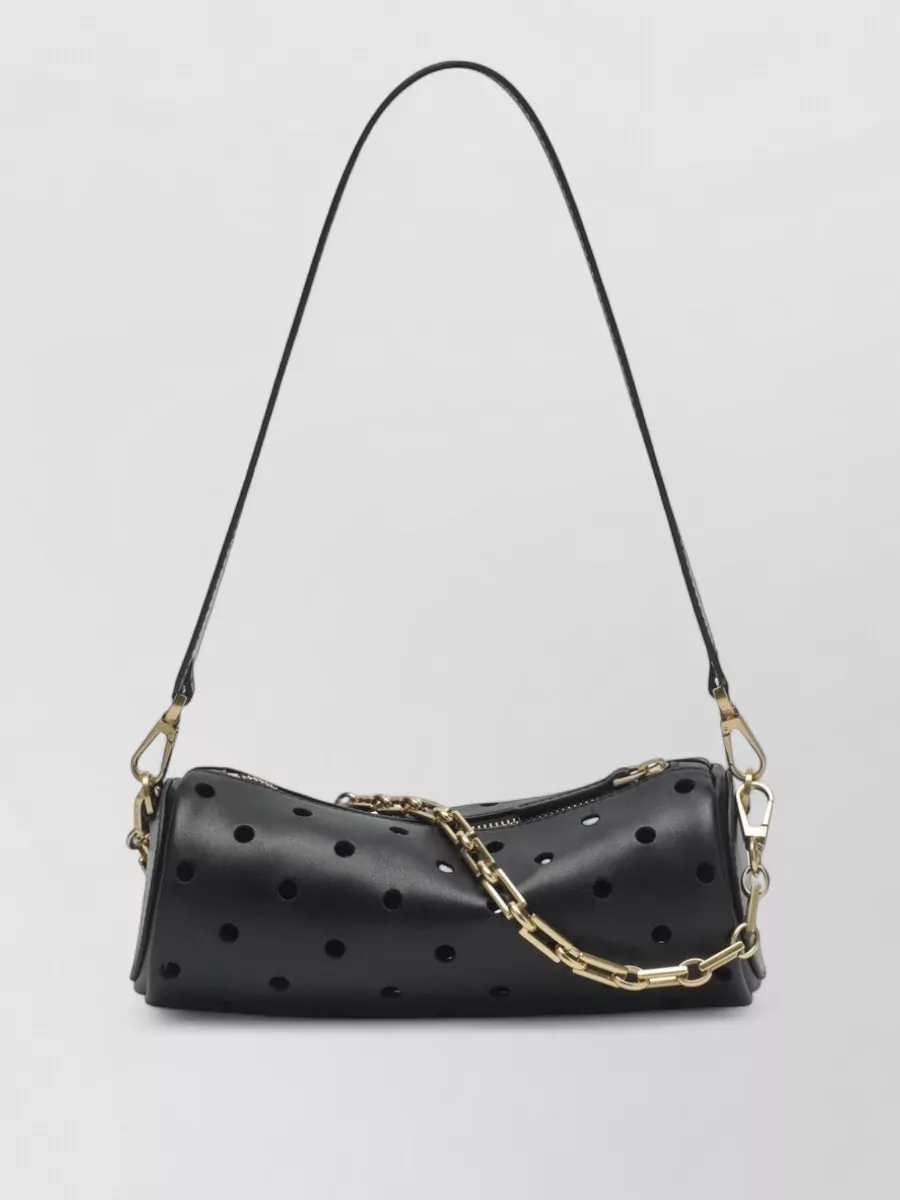 Manu Atelier Cylinder mini leather shoulder bag