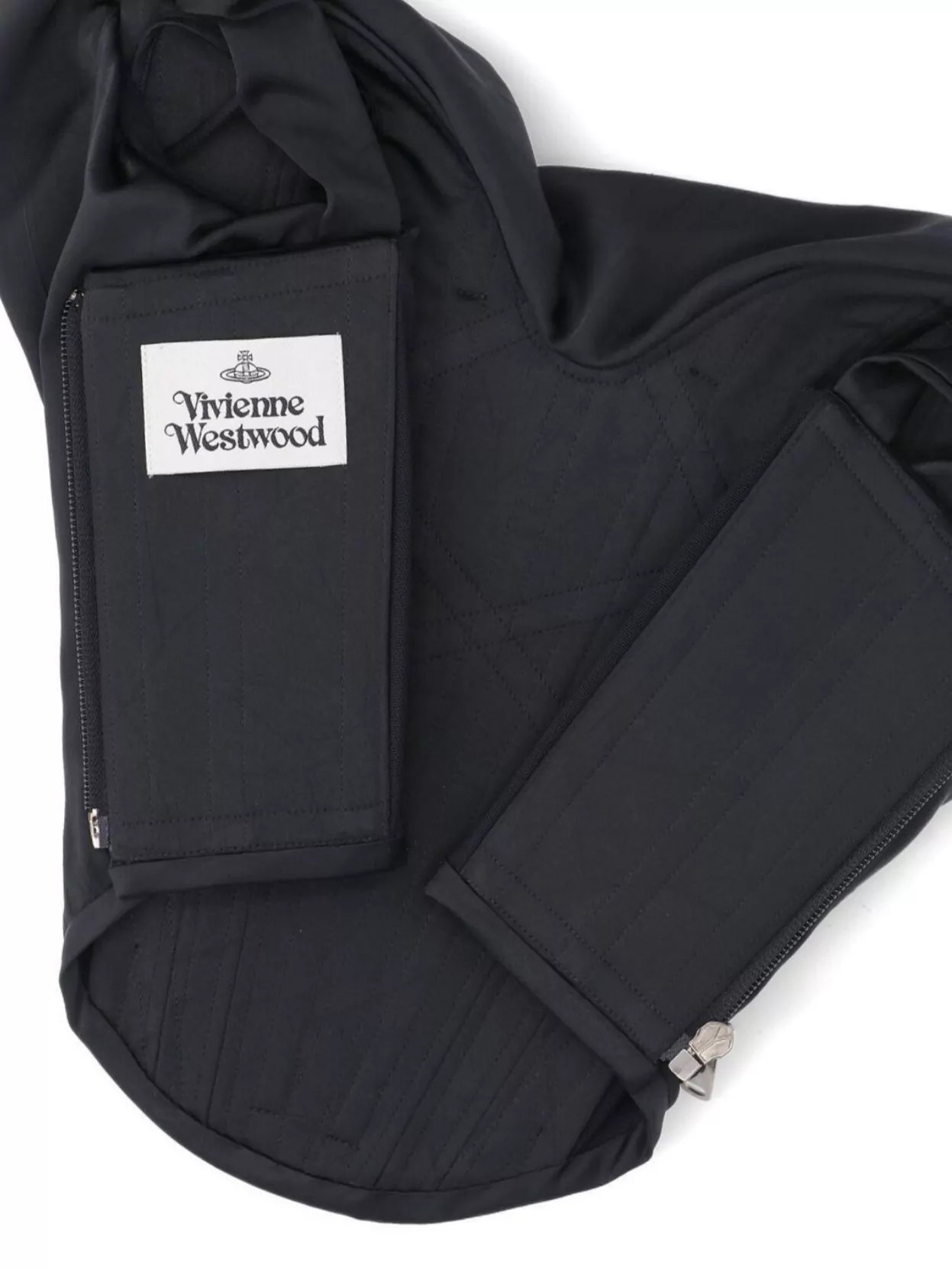 Vivienne Westwood Strap Design Top Featuring Sleeves In Black