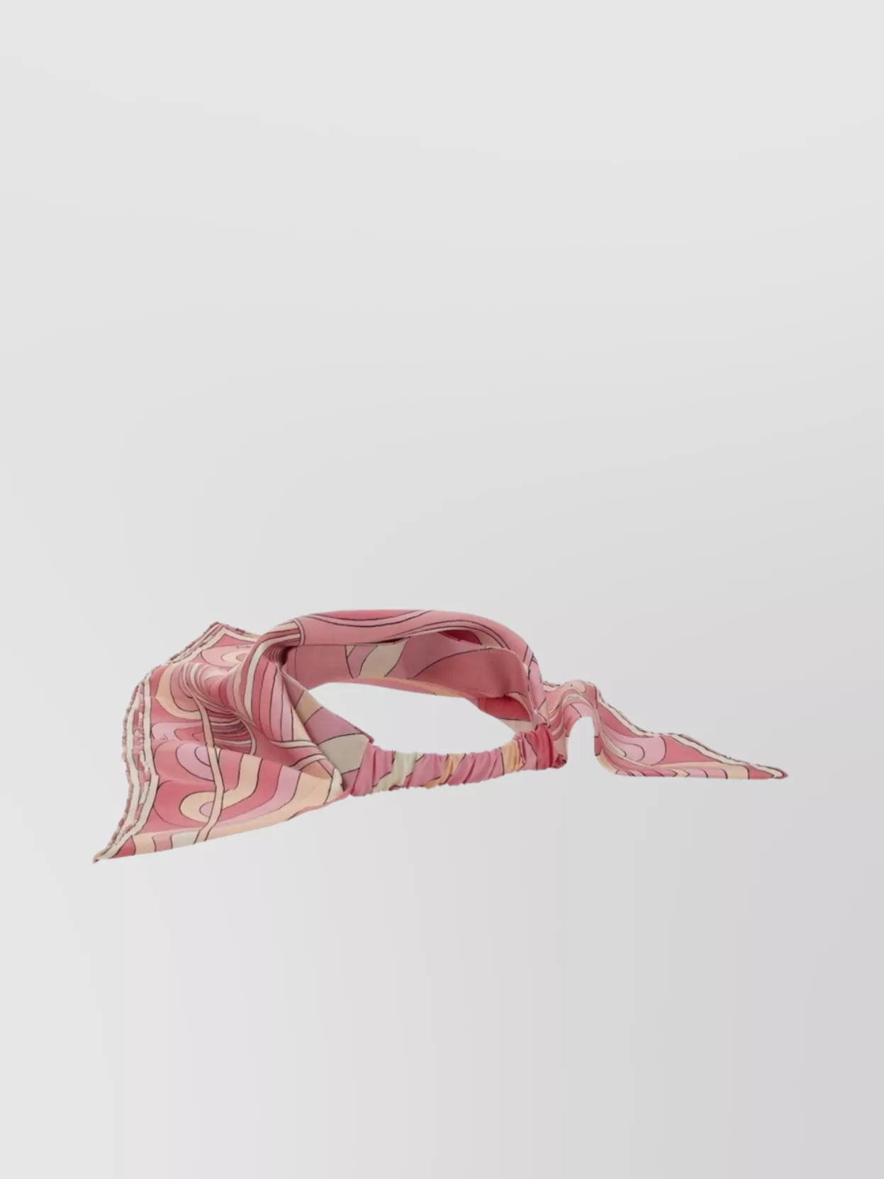 Pucci Scarf Print Visor Curved Brim In Pink