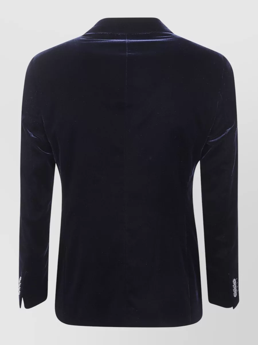 Giorgio Armani Velvet Single-Breasted Blazer