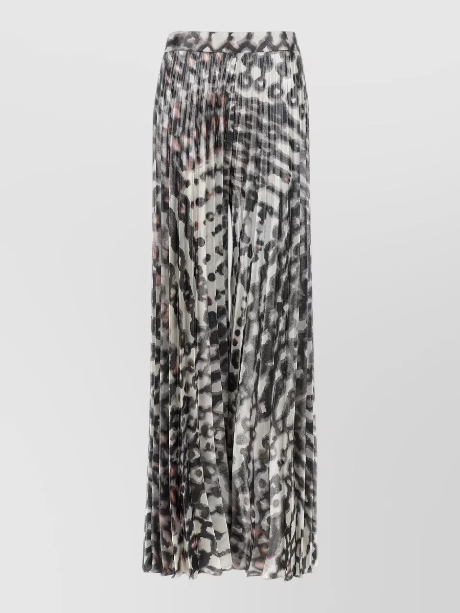 Gianluca Capannolo pleated satin wide-leg trousers