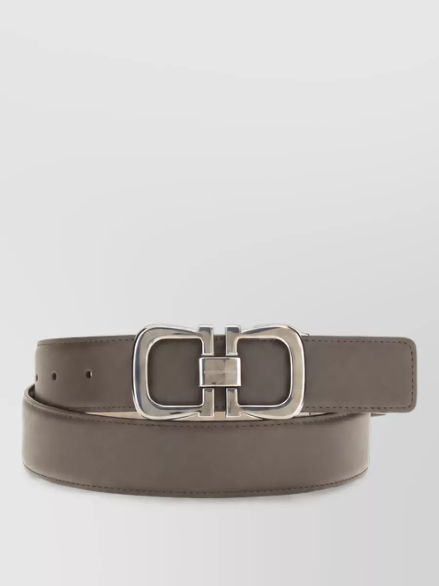 Ferragamo leather reversible belt