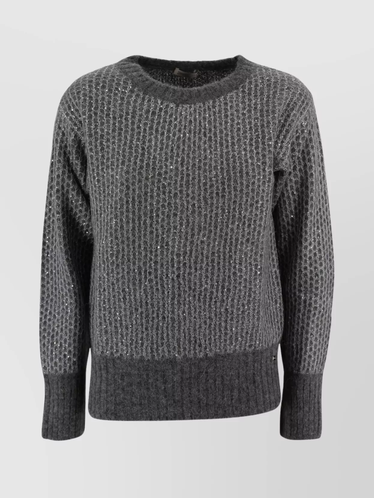Herno Sequin Embellishment Crew Neck Sweater
