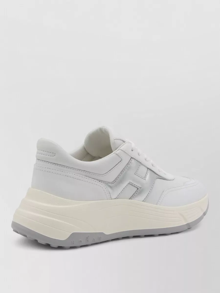 Hogan Platform Low Top Sneakers Contrast Sole