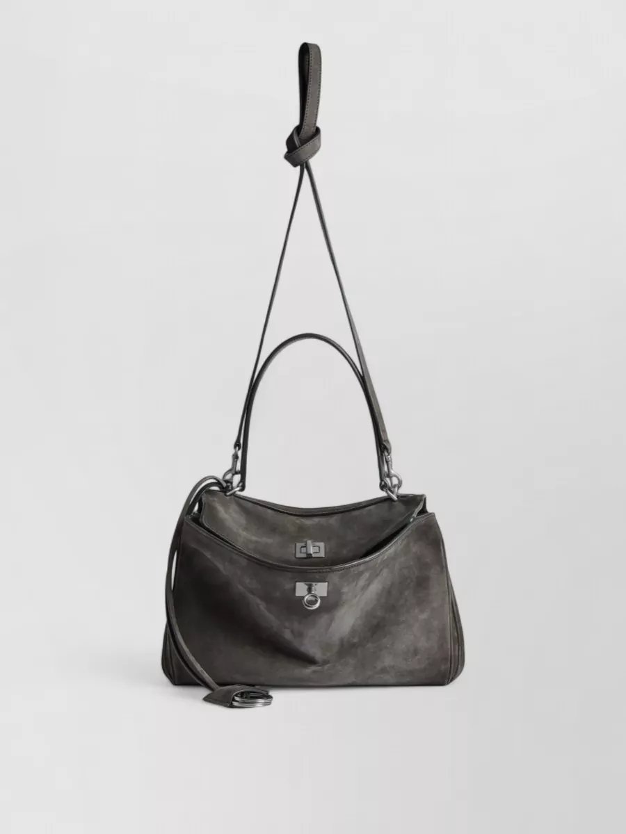 Balenciaga Rodeo Small Leather Shoulder Bag