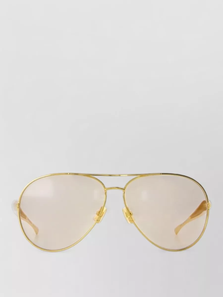 Bottega Veneta metal pilot sunglasses