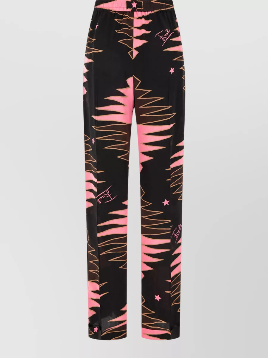 Pucci Silk Printed Wide-Leg Trousers