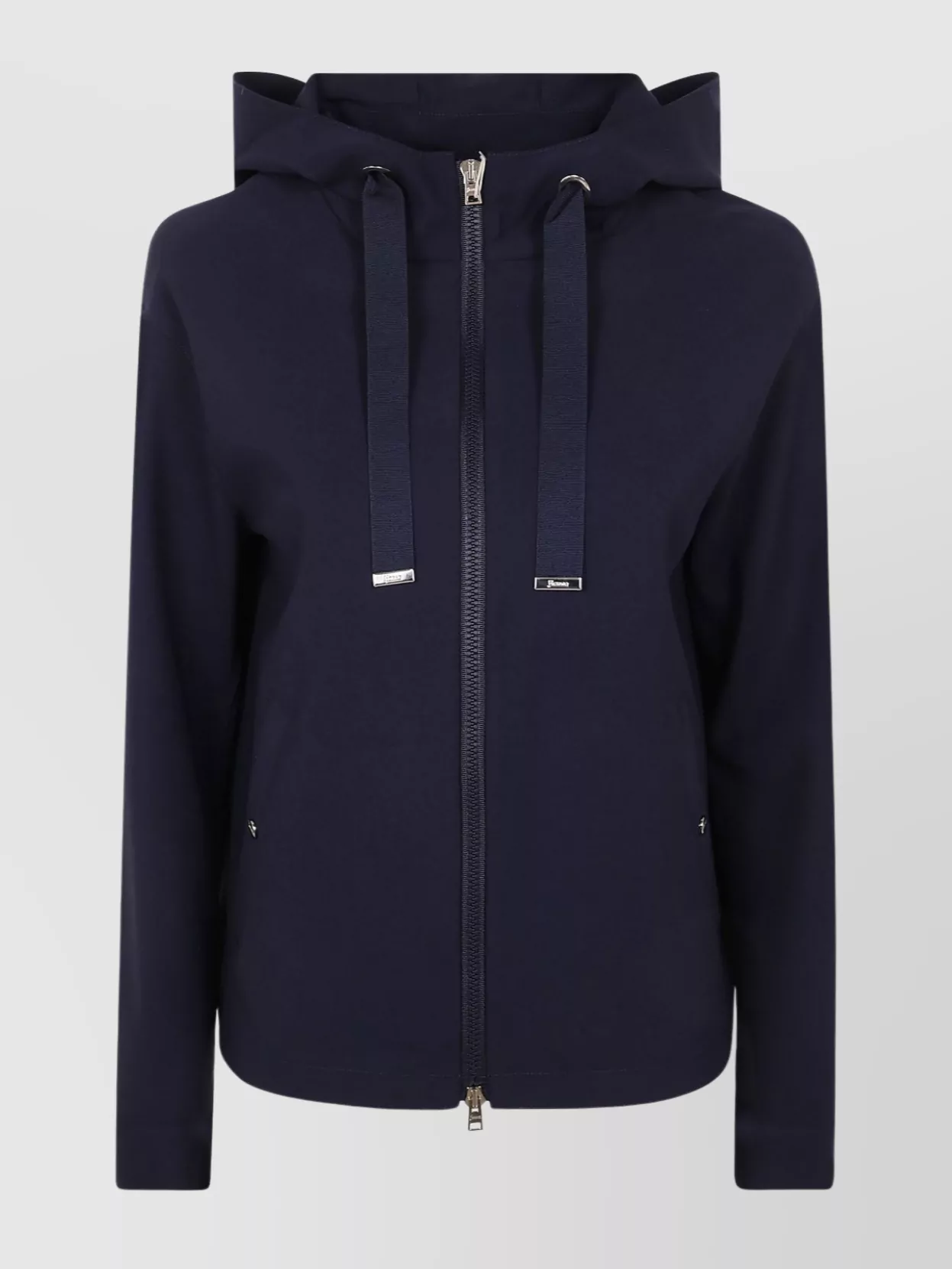 Herno First Act Hooded Cropped Jacket In Multi