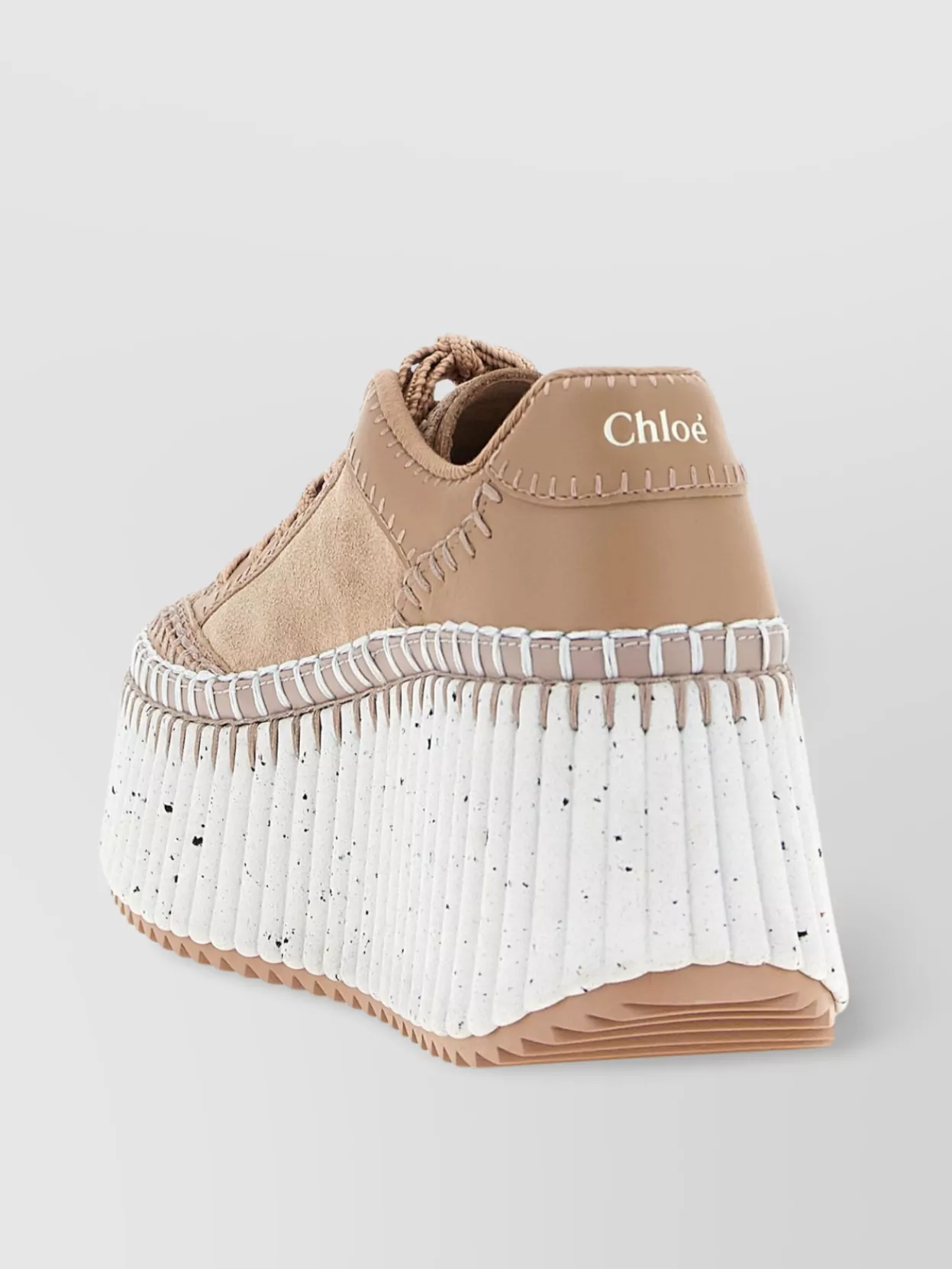 Chloé Platform Sneakers Elevated Round Toe