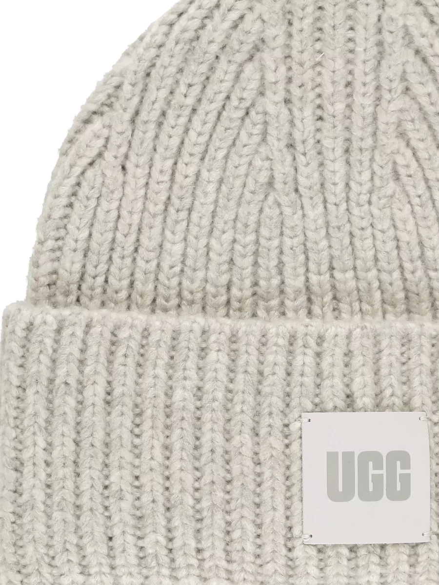 Ugg Knitted Beanie Hat Ribbed Design