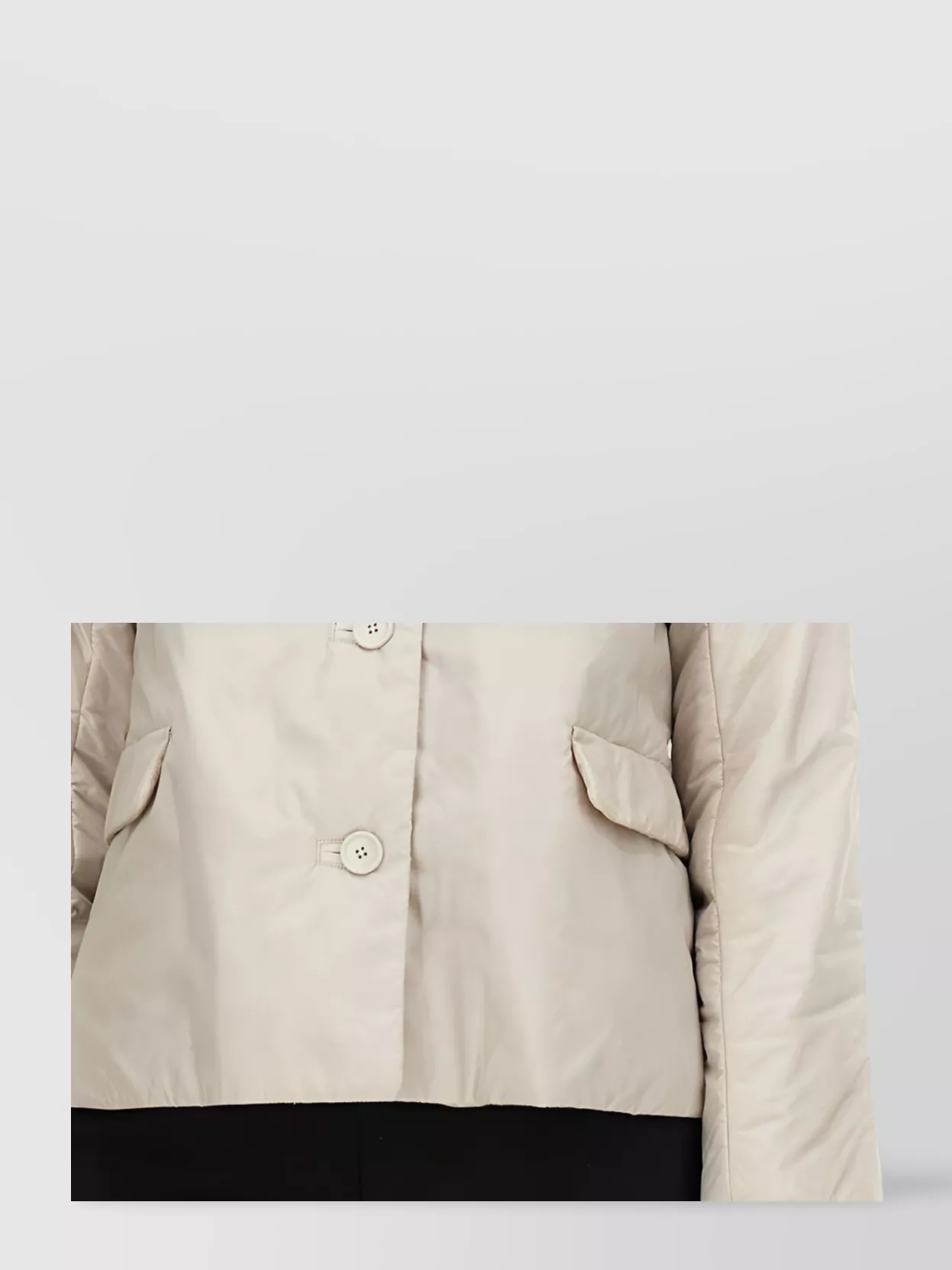 S Max Mara Cube Design Jacket Collared Neck