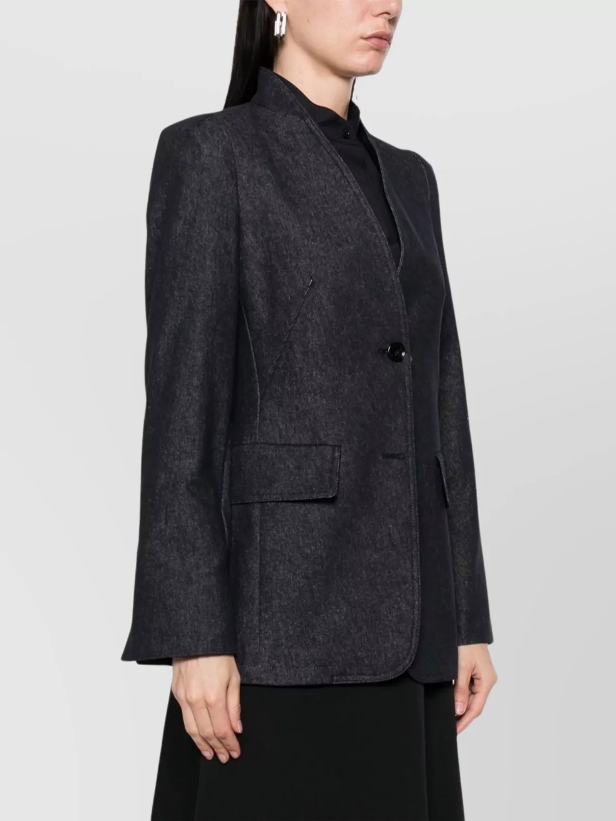 Max Mara Tailored Blazer With Structured Shoulders