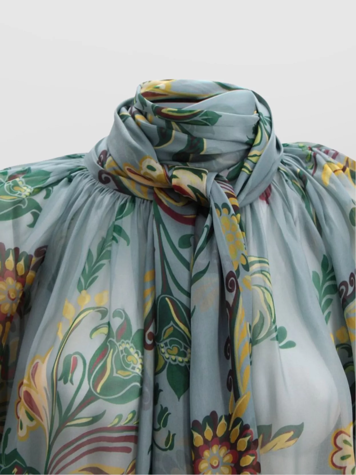 Etro Floral Long Sleeve Loose Fit Top