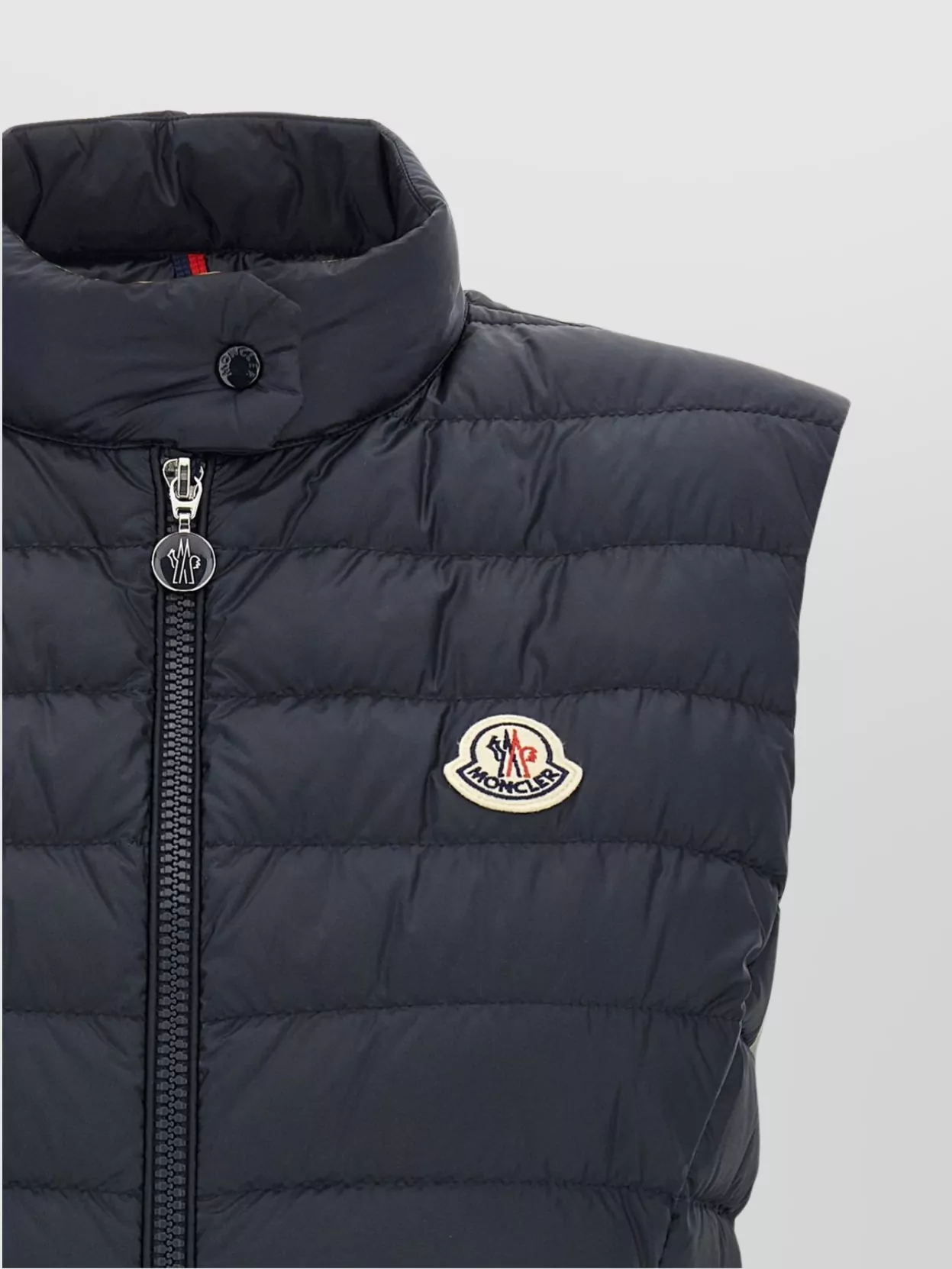 Moncler Quilted High Neck Sleeveless Jacket