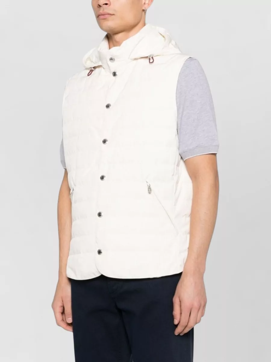 Brunello Cucinelli Down Hooded Quilted Gilet