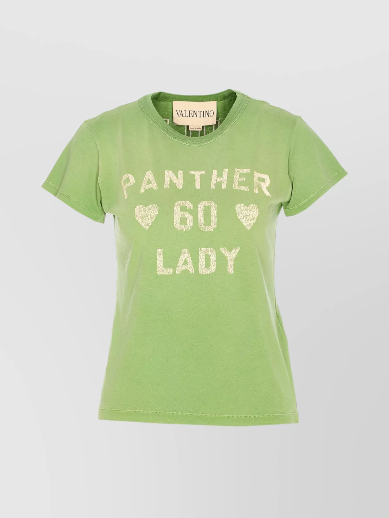 Valentino Playful Printed Cotton T-shirt With Bold Lettering