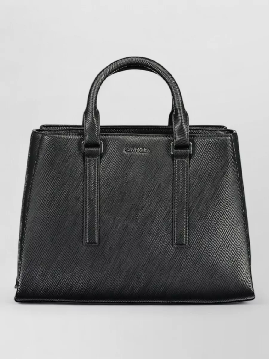 Calvin Klein Textured shoulder bag