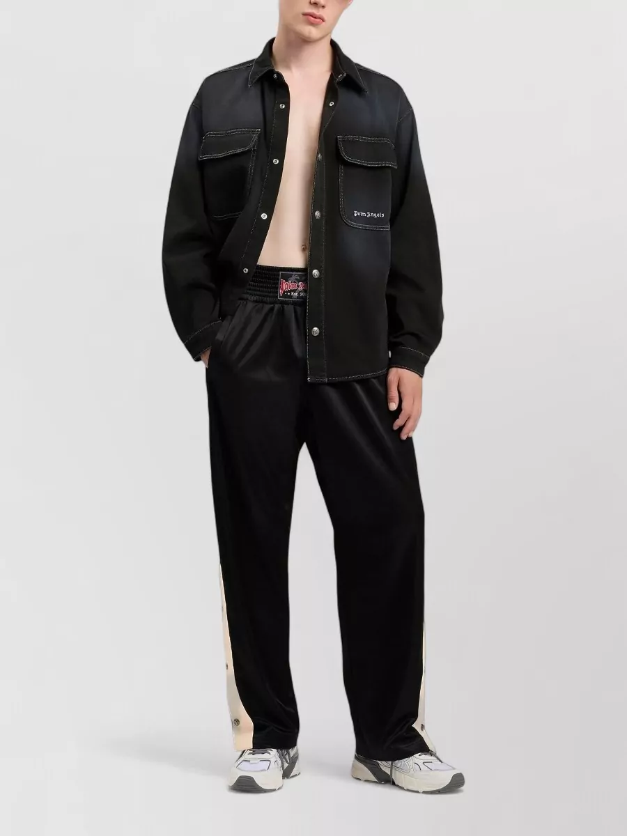 Palm Angels Denim Shirt Jacket