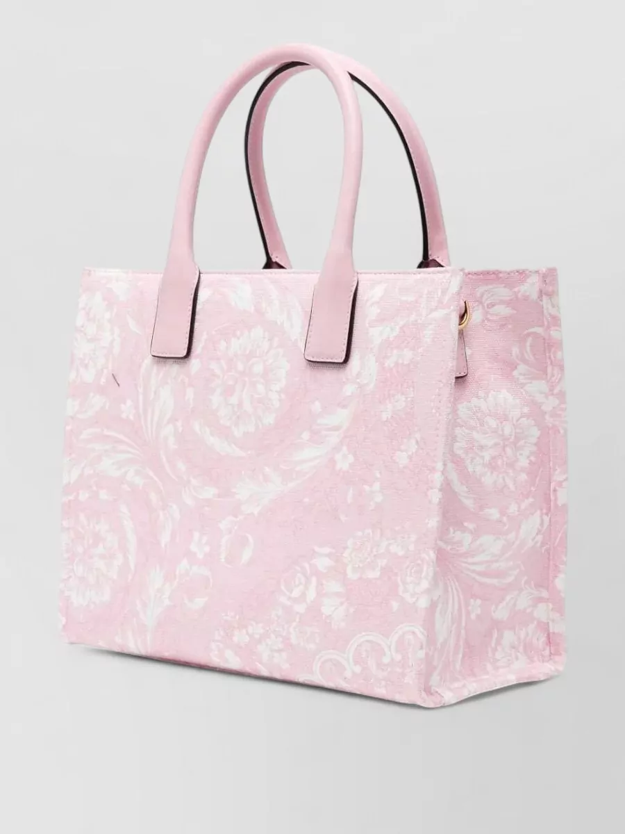 Versace La Medusa Small Leather Tote Bag