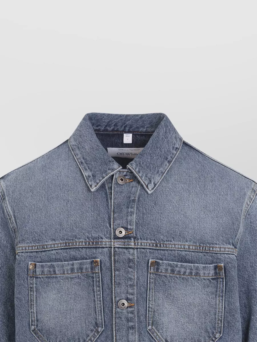 Off-White Denim Shirt Jacket